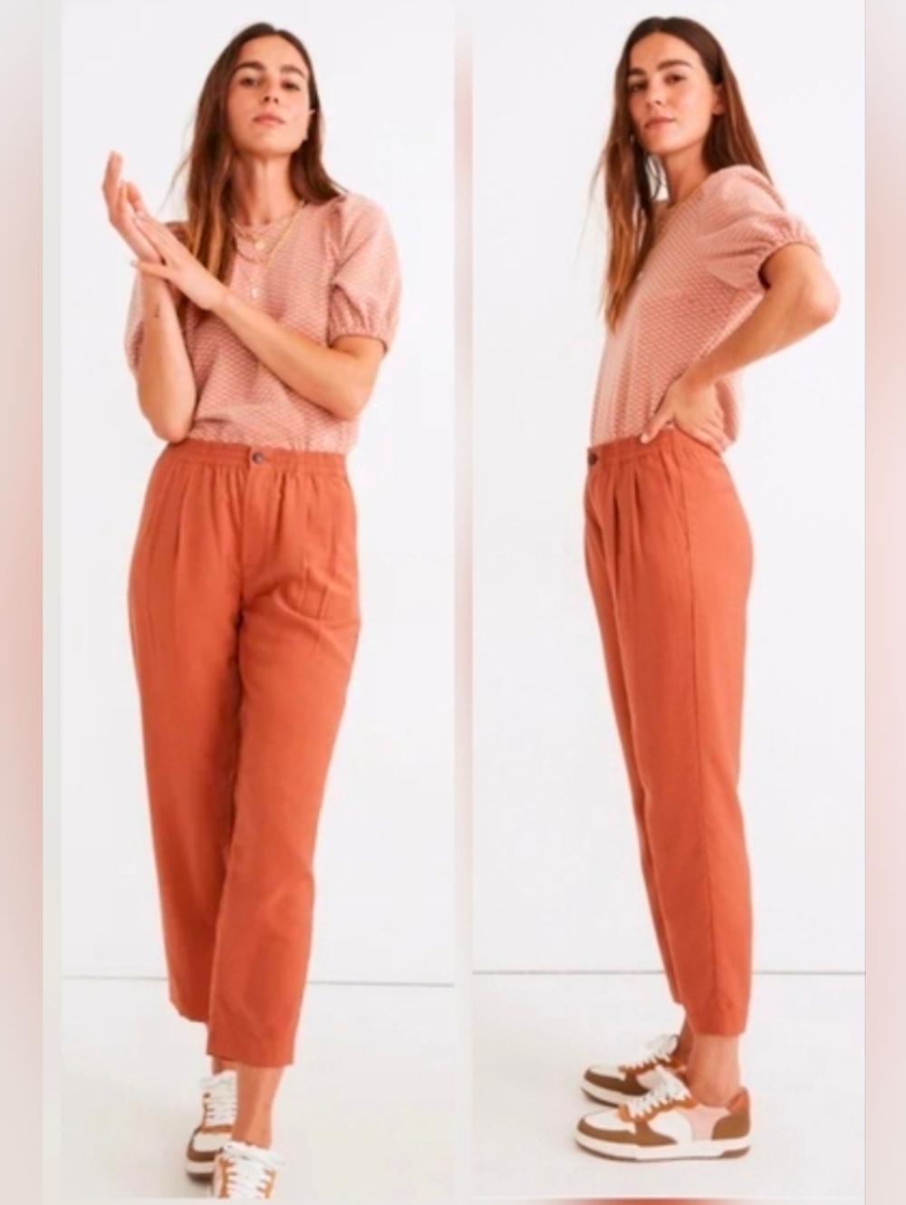 ❤️ MADEWELL DRAPEY HIGH RISE PLEATED TRACK PANTS / TROUSERS,  SMALL